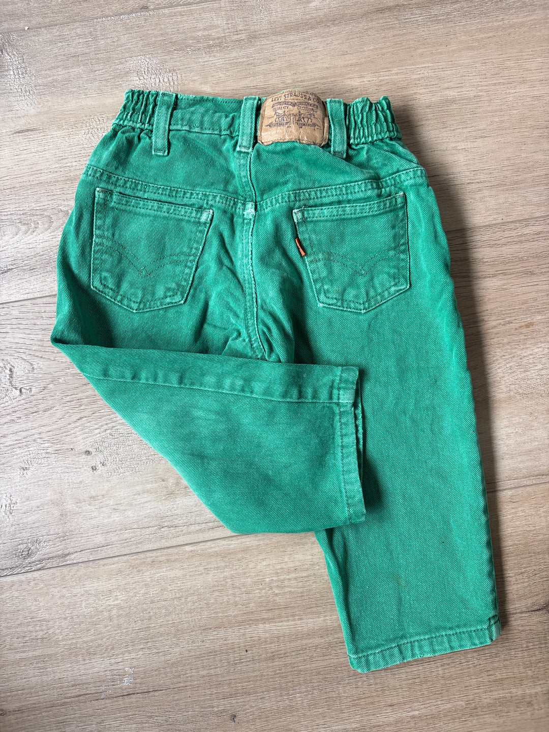Vintage emerald green Levi’s