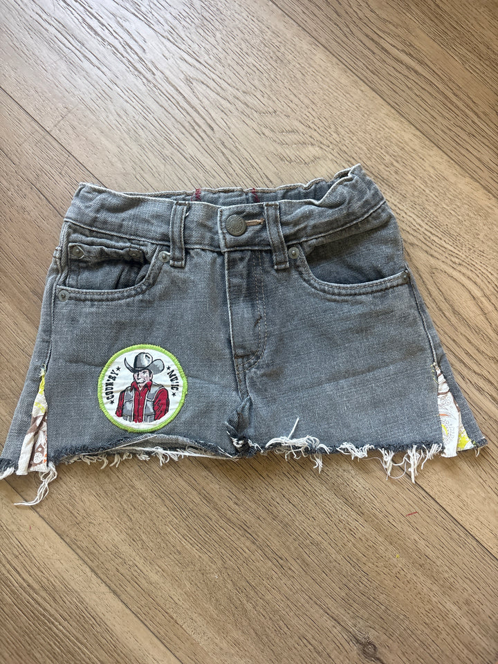 Western vintage Levi mini jean skirt