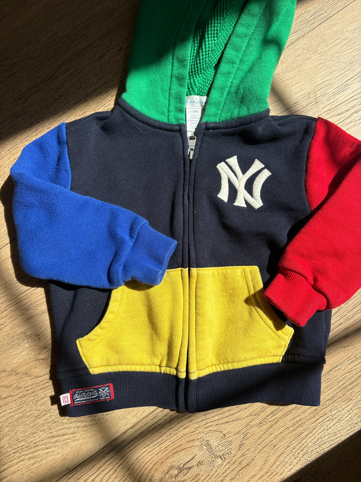 Ralph Lauren x Yankee color block hoodie