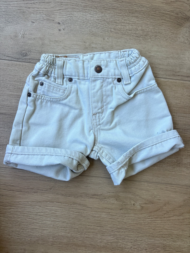 Rare cream paperbag vintage Levi Jean shorts
