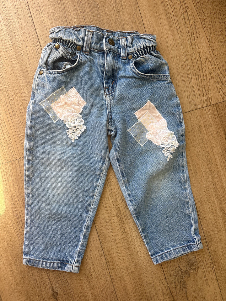 Patchwork detail vintage Levi’s