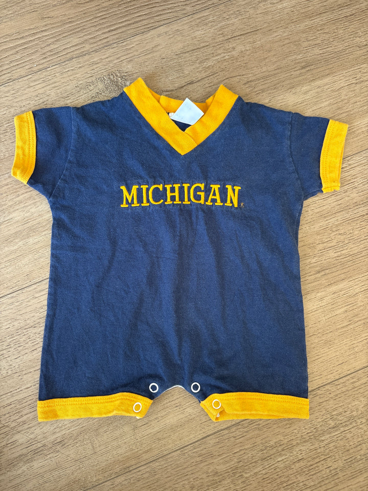 Vintage University of Michigan onesie