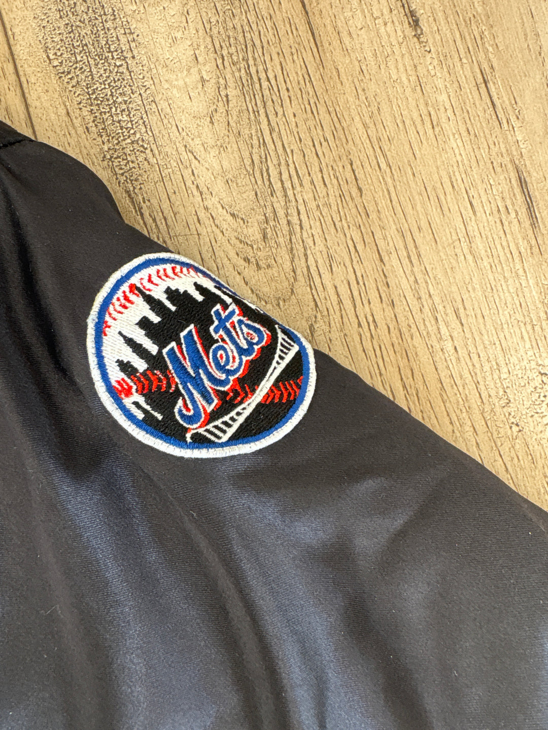 Vintage silky Mets bomber jacket