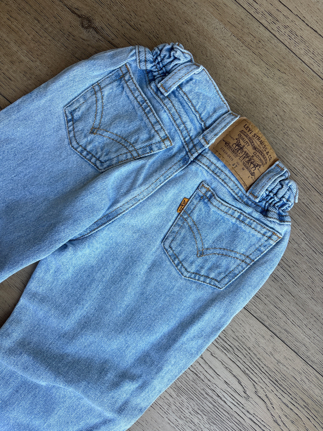 Slim paperbag vintage Levi jeans