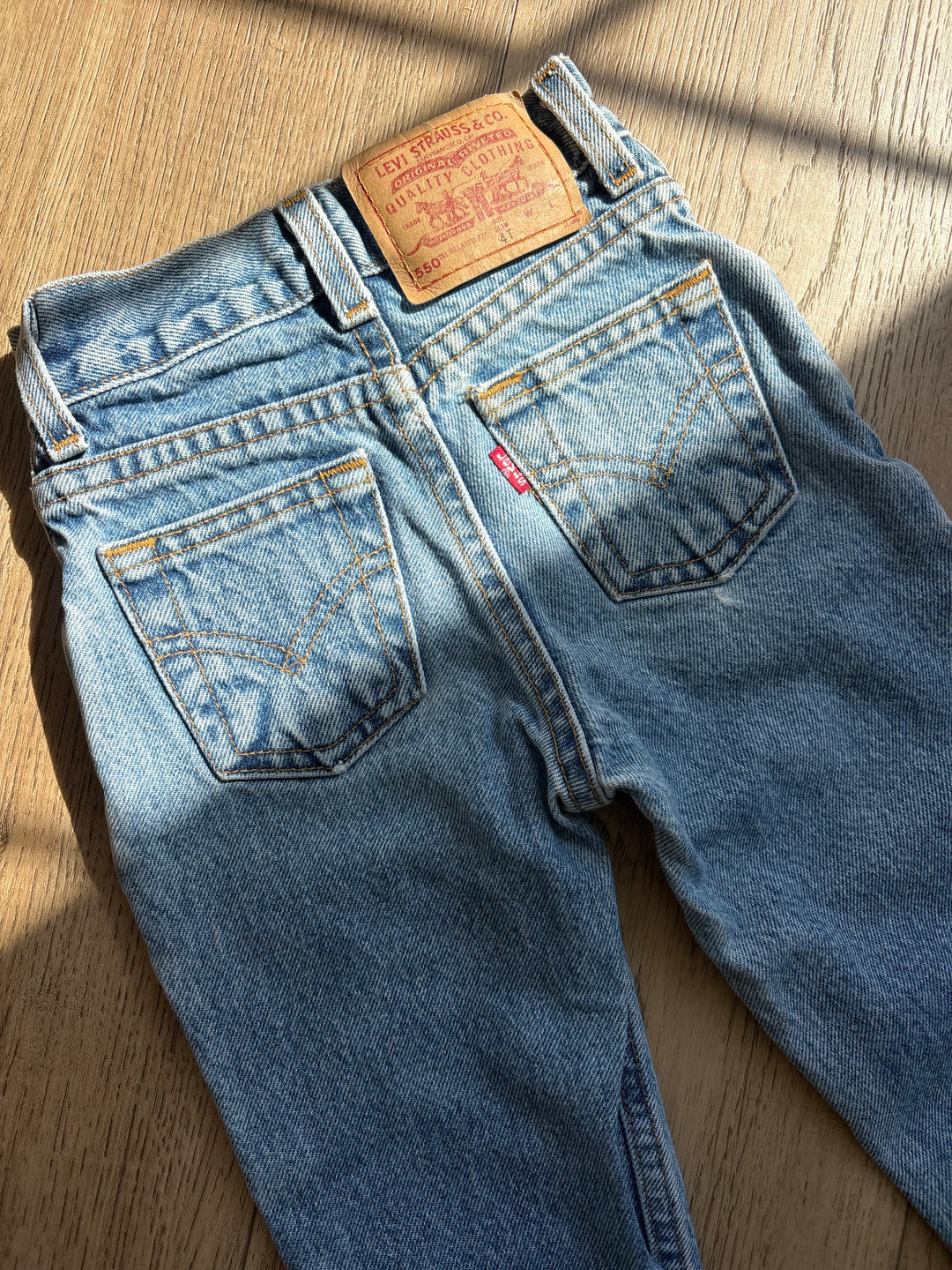 Light wash super slim vintage Levi’s