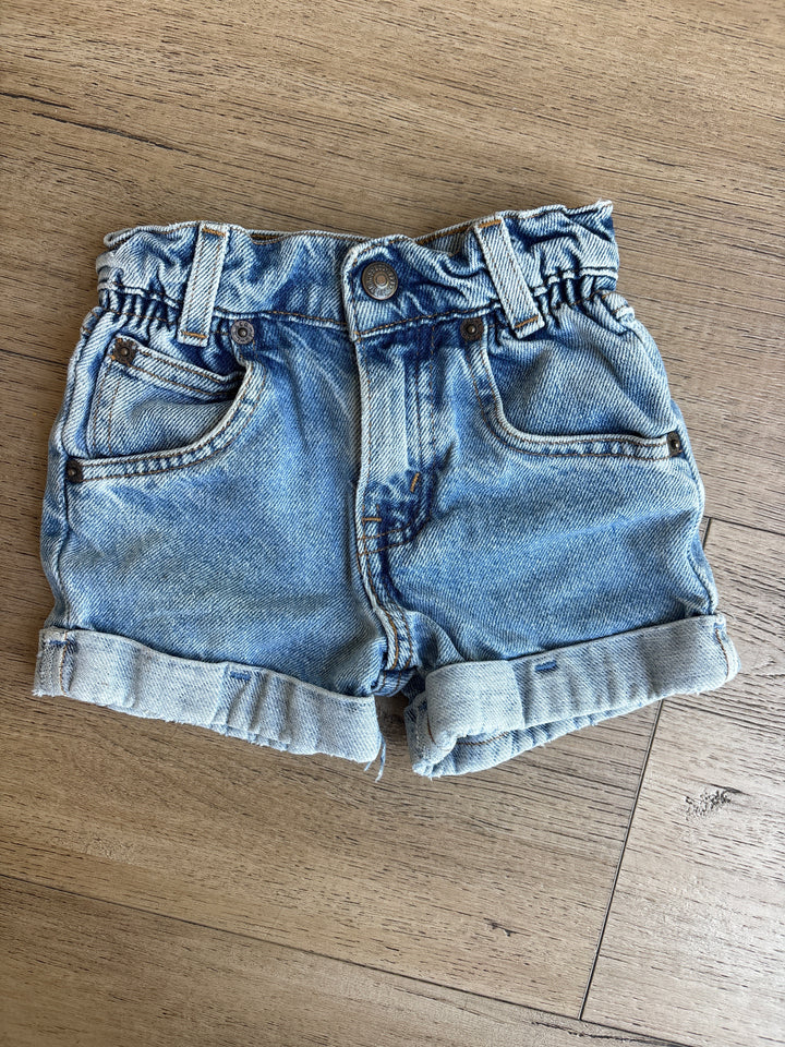 Baby’s first vintage Levi Jean shorts